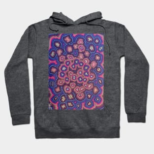 Zen Doodle Astrology Dark Night Hoodie